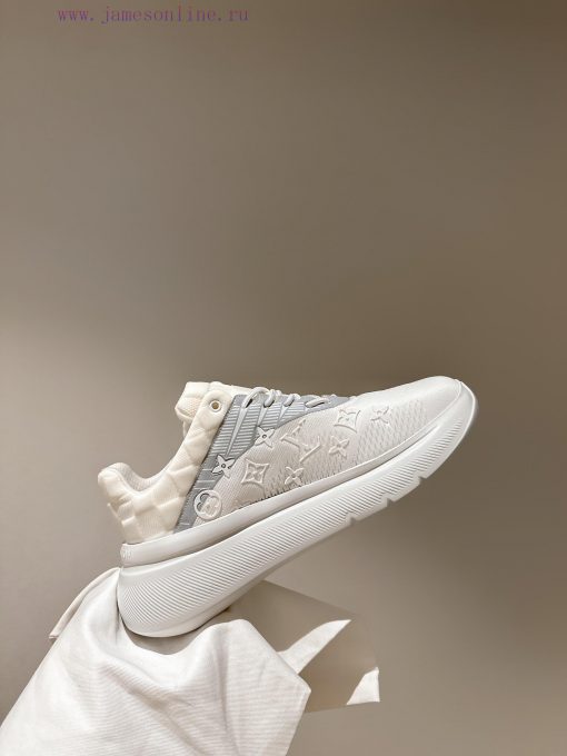 Couple style𝐋𝐨𝐮𝐢𝐬𝐕𝐮𝐢𝐭 * 𝐨𝐧𝐒𝐪𝐮𝐚𝐝 series age reducing versatile canvas&low cut sneakersThis LVnelhminm - Image 10