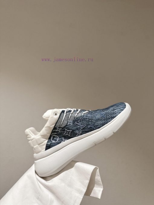 Couple style𝐋𝐨𝐮𝐢𝐬𝐕𝐮𝐢𝐭 * 𝐨𝐧𝐒𝐪𝐮𝐚𝐝 series age reducing versatile canvas&low cut sneakersThis LVy09wdq57 - Image 10