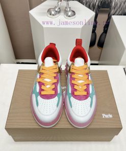 Couple 'Top'Christian LouboutingCL Red soled Shoes Couple's Casual Headnail Board Shoes Seriwfsrthkv