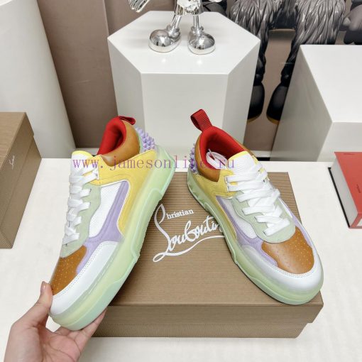 Couple 'Top'Christian LouboutingCL Red soled Shoes Couple's Casual Headnail Board Shoes Serimzgia1u3 - Image 5