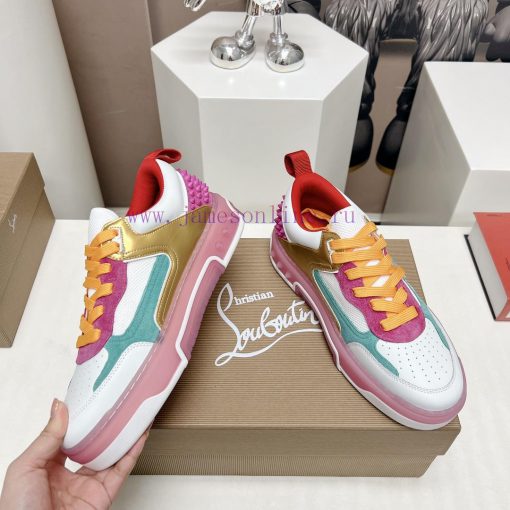 Couple 'Top'Christian LouboutingCL Red soled Shoes Couple's Casual Headnail Board Shoes Seriwfsrthkv - Image 5