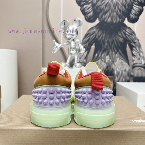 Couple 'Top'Christian LouboutingCL Red soled Shoes Couple's Casual Headnail Board Shoes Serimzgia1u3 - Image 9