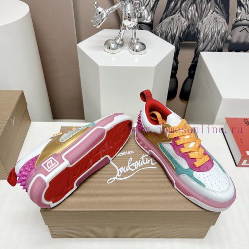 Couple 'Top'Christian LouboutingCL Red soled Shoes Couple's Casual Headnail Board Shoes Seriwfsrthkv - Image 10