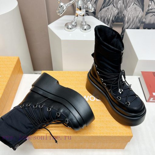 Top tierNakewolf 23vs Autumn Latest Show Hate Tian Gao Waterproof Platform Fashion Boot Colll7r0g136 - Image 8