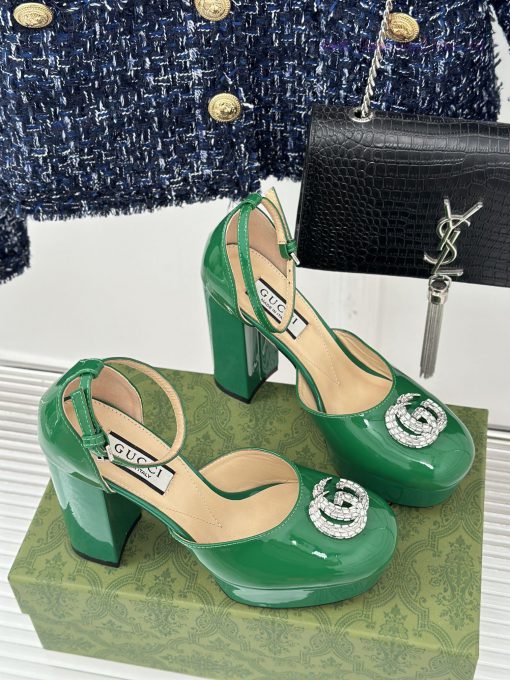 Gucci 24S Spring/Summer New Product Double G Diamond BuckleHentian High Waterproof Platform 6o3ta5mr - Image 4