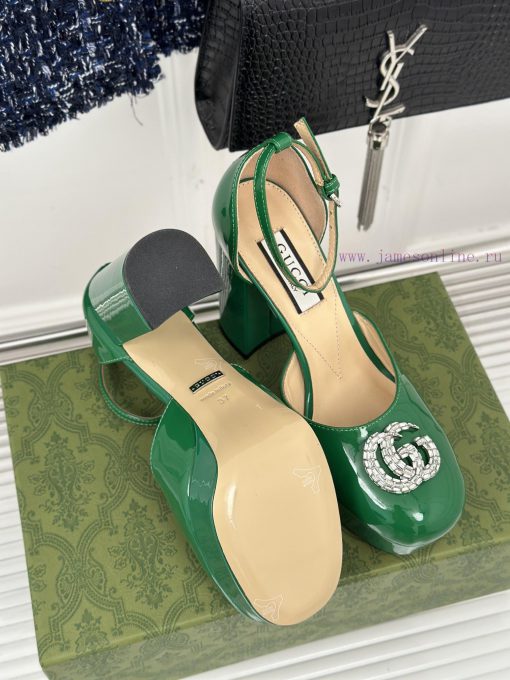 Gucci 24S Spring/Summer New Product Double G Diamond BuckleHentian High Waterproof Platform 6o3ta5mr - Image 10