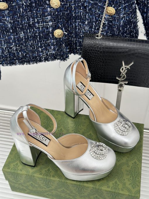 Gucci 24S Spring/Summer New Product Double G Diamond BuckleHentian High Waterproof Platform ub9ya4p2 - Image 4
