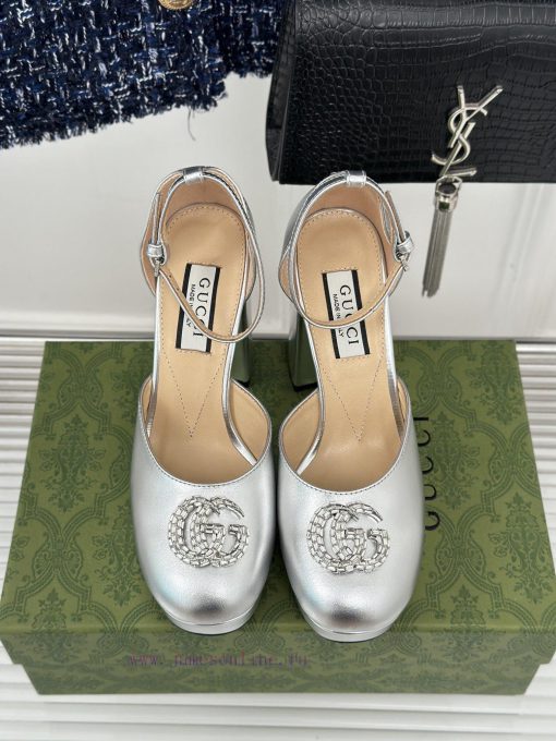 Gucci 24S Spring/Summer New Product Double G Diamond BuckleHentian High Waterproof Platform ub9ya4p2 - Image 5