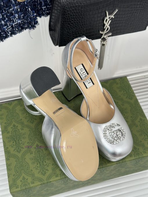 Gucci 24S Spring/Summer New Product Double G Diamond BuckleHentian High Waterproof Platform ub9ya4p2 - Image 10