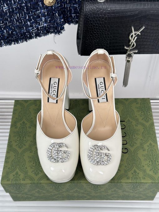 Gucci 24S Spring/Summer New Product Double G Diamond BuckleHentian High Waterproof Platform ac4x5f45 - Image 5
