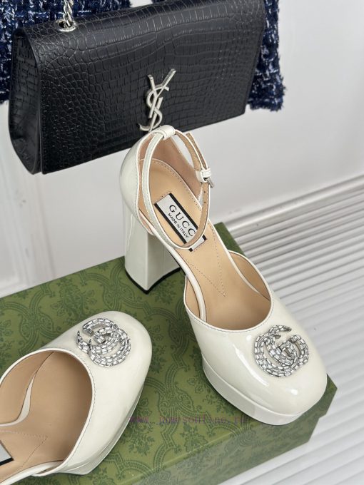 Gucci 24S Spring/Summer New Product Double G Diamond BuckleHentian High Waterproof Platform ac4x5f45 - Image 6