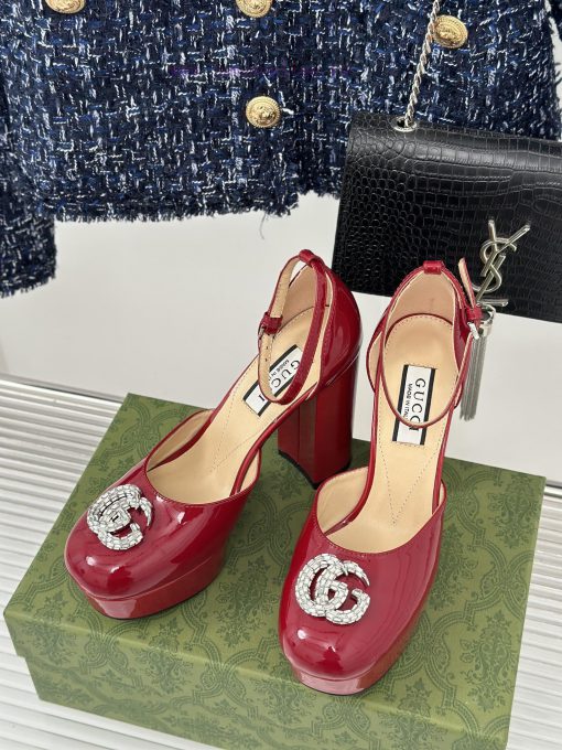 Gucci 24S Spring/Summer New Product Double G Diamond BuckleHentian High Waterproof Platform a2z765kd - Image 3