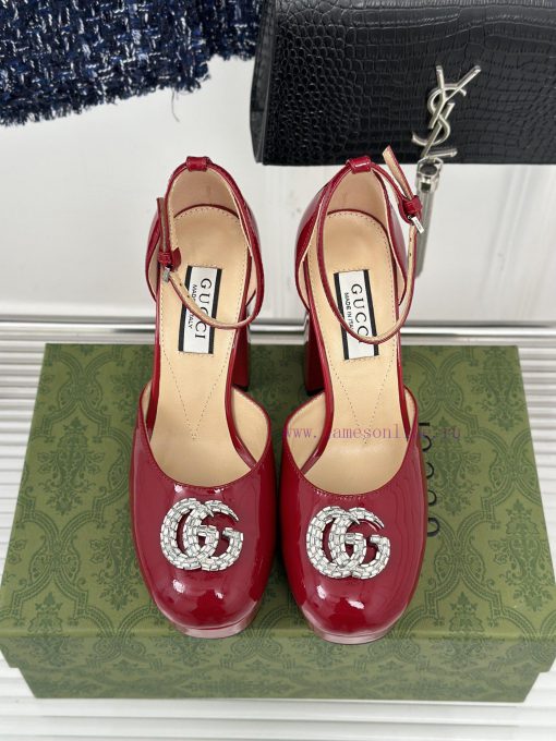 Gucci 24S Spring/Summer New Product Double G Diamond BuckleHentian High Waterproof Platform a2z765kd - Image 5