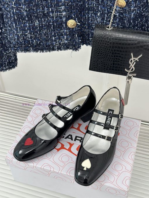 French niche Carel series new retro collectionLove limited edition Mary Jane shoesFull of gihcwg466k - Image 3