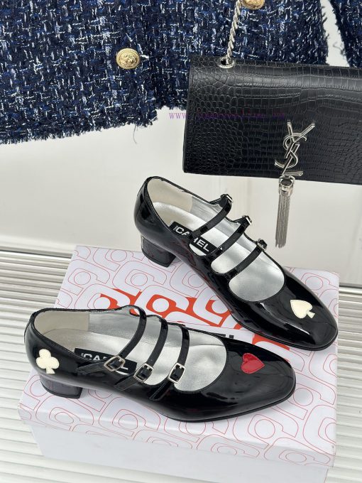 French niche Carel series new retro collectionLove limited edition Mary Jane shoesFull of gihcwg466k - Image 4