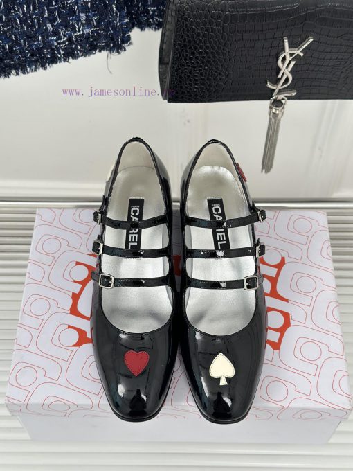 French niche Carel series new retro collectionLove limited edition Mary Jane shoesFull of gihcwg466k - Image 5