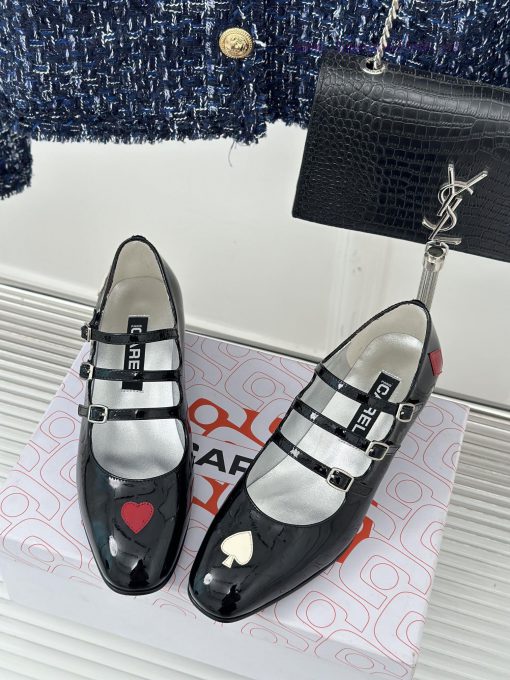 French niche Carel series new retro collectionLove limited edition Mary Jane shoesFull of gihcwg466k - Image 7