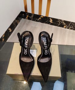 TOM FORD Top High Heel Hollow SandalsImported Yangjing shoe upper with Czech diamondsFootstelz3jt7wg