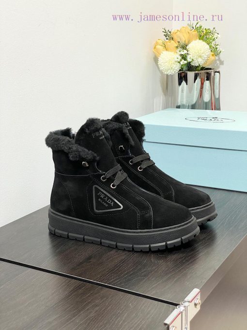 .  Prada Thick soled Sports Wool ShoesThe original customized frosted cowhide upper is made u99l4ja0