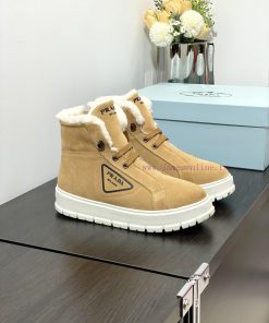 .  Prada Thick soled Sports Wool ShoesThe original customized frosted cowhide upper is made 7ydqi2mw