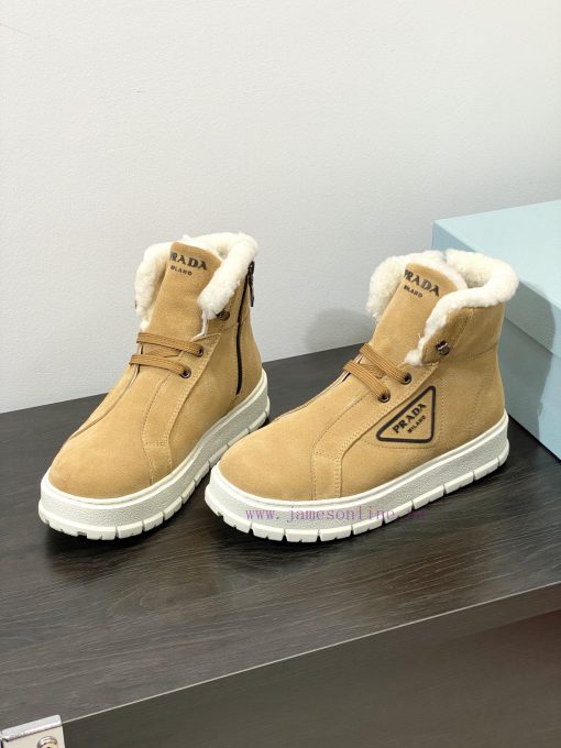 .  Prada Thick soled Sports Wool ShoesThe original customized frosted cowhide upper is made 7ydqi2mw - Image 3