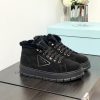. Prada Thick soled Sports Wool ShoesThe original customized frosted cowhide upper is made oadpug3uk