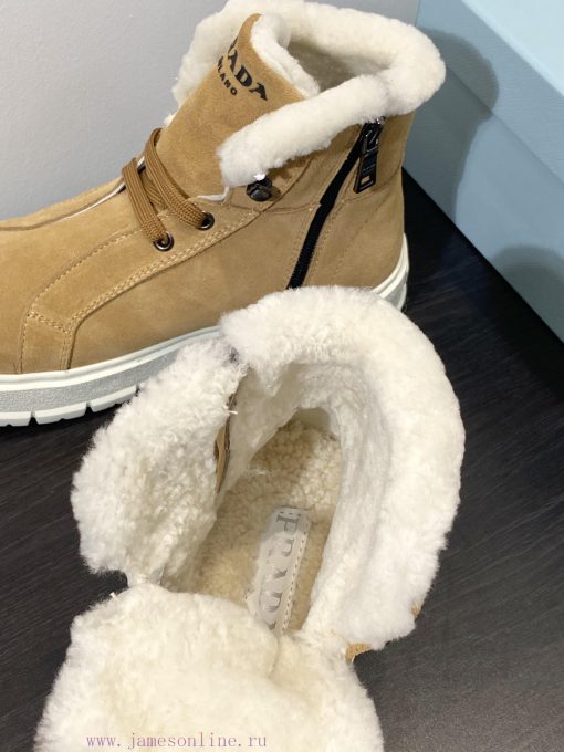 .  Prada Thick soled Sports Wool ShoesThe original customized frosted cowhide upper is made 7ydqi2mw - Image 10