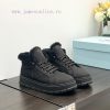 . Prada Thick soled Sports Wool ShoesThe original customized frosted cowhide upper is made o263vlk44