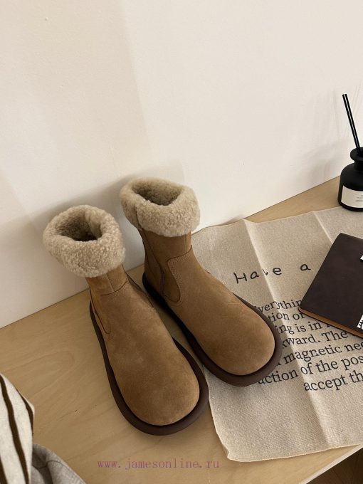 GG ² ⁰² ³ Chestnut Details𝐔𝐠. 𝐠 | Korean handmade sheep curly bootsMilard Girl's Dream Bootszxjw6heg