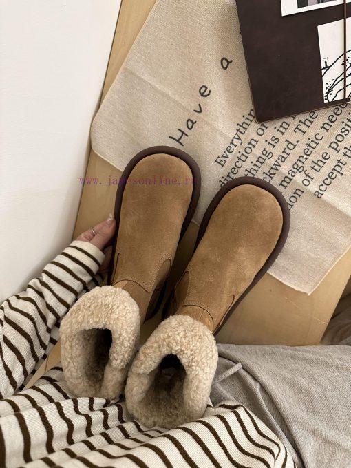 GG ² ⁰² ³ Chestnut Details𝐔𝐠. 𝐠 | Korean handmade sheep curly bootsMilard Girl's Dream Bootszxjw6heg - Image 3