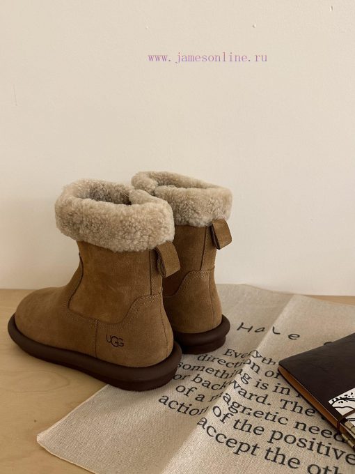 GG ² ⁰² ³ Chestnut Details𝐔𝐠. 𝐠 | Korean handmade sheep curly bootsMilard Girl's Dream Bootszxjw6heg - Image 4
