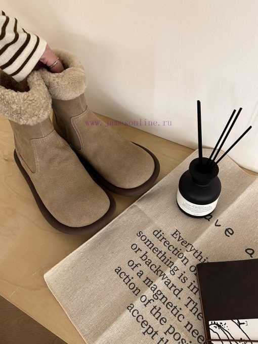 GG ² ⁰² ³ Sand colored Details𝐔𝐠. 𝐠 | Korean handmade sheep curly bootsMilard Girl's Dream B7795aq31 - Image 3