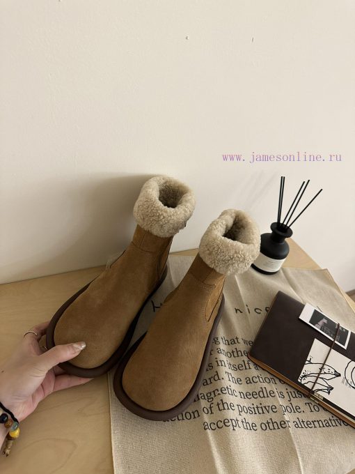 GG ² ⁰² ³ Chestnut Details𝐔𝐠. 𝐠 | Korean handmade sheep curly bootsMilard Girl's Dream Bootszxjw6heg - Image 9