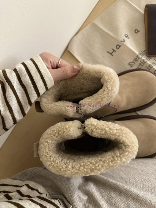 GG ² ⁰² ³ Sand colored Details𝐔𝐠. 𝐠 | Korean handmade sheep curly bootsMilard Girl's Dream B7795aq31 - Image 8