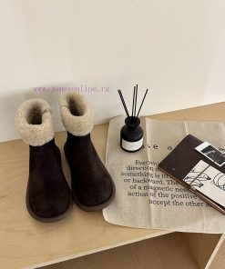 GG ² ⁰² ³ black details𝐔𝐠. 𝐠 | Korean handmade sheep curly bootsMilard Girl's Dream Boots~Hada12dr9x