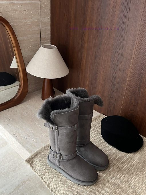 GG ² ⁰² ³ Autumn/Winter Long Boots Leather Buckle Two Wear Knight BootsThe long legs become 6fxrhqzr - Image 2