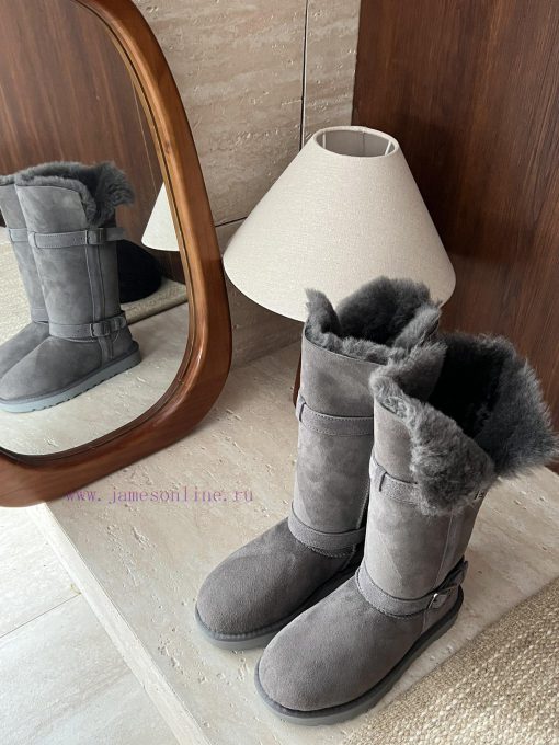 GG ² ⁰² ³ Autumn/Winter Long Boots Leather Buckle Two Wear Knight BootsThe long legs become 6fxrhqzr - Image 5