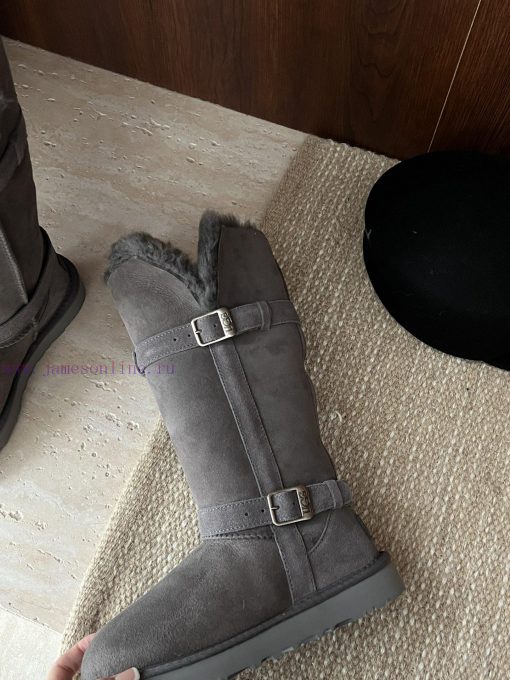 GG ² ⁰² ³ Autumn/Winter Long Boots Leather Buckle Two Wear Knight BootsThe long legs become 6fxrhqzr - Image 6