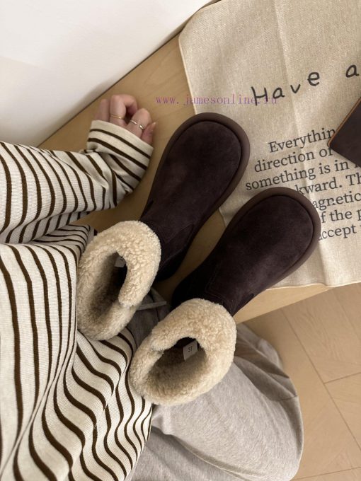 GG ² ⁰² ³ black details𝐔𝐠. 𝐠 | Korean handmade sheep curly bootsMilard Girl's Dream Boots~Hada12dr9x - Image 8