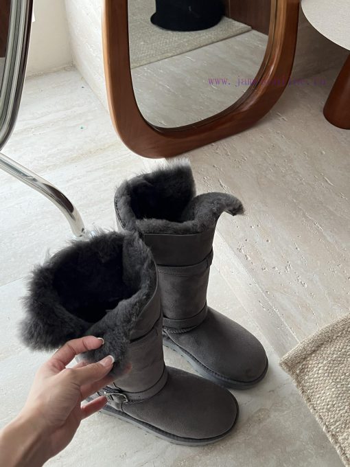 GG ² ⁰² ³ Autumn/Winter Long Boots Leather Buckle Two Wear Knight BootsThe long legs become 6fxrhqzr - Image 7