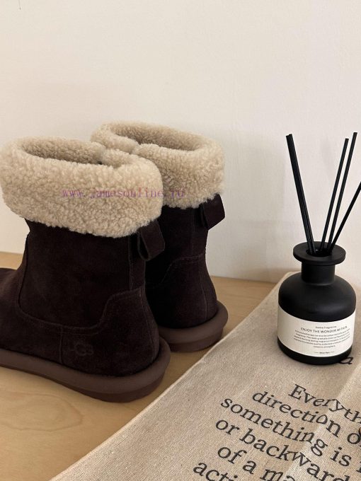 GG ² ⁰² ³ black details𝐔𝐠. 𝐠 | Korean handmade sheep curly bootsMilard Girl's Dream Boots~Hada12dr9x - Image 10