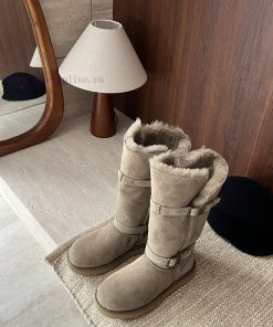 GG ² ⁰² ³ Autumn/Winter Long Boots Leather Buckle Two Wear Knight BootsThe long legs become 3pi4t5lr