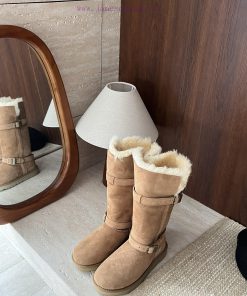 GG ² ⁰² ³ Autumn/Winter Long Boots Leather Buckle Two Wear Knight BootsThe long legs become 0ou0ugya