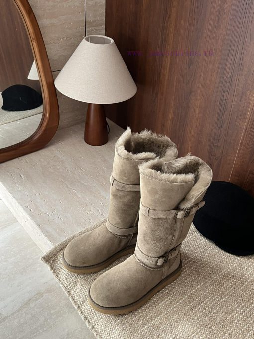 GG ² ⁰² ³ Autumn/Winter Long Boots Leather Buckle Two Wear Knight BootsThe long legs become 3pi4t5lr - Image 2