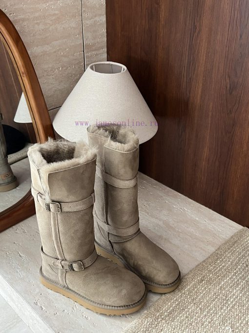 GG ² ⁰² ³ Autumn/Winter Long Boots Leather Buckle Two Wear Knight BootsThe long legs become 3pi4t5lr - Image 4