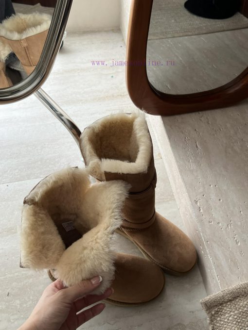 GG ² ⁰² ³ Autumn/Winter Long Boots Leather Buckle Two Wear Knight BootsThe long legs become 0ou0ugya - Image 7