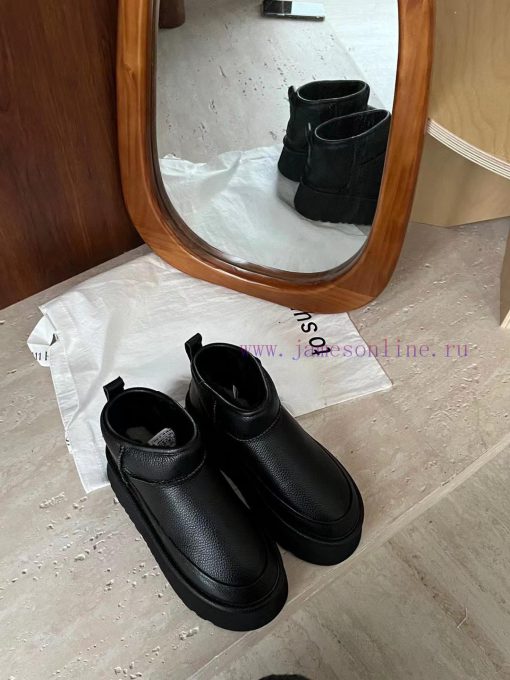 GG ² ⁰² ³ Thick Bottom Mini Leather SurfaceWarm and easy to maintain, high-end and exquisite518ic0dc - Image 2