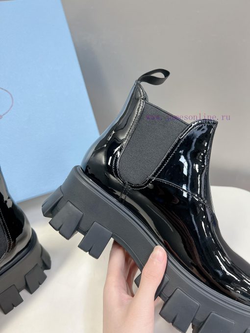 PRADA Top Sponge Cake Thick Bottom Pocket Triangle Logo Couple BootsThe original version 11 ar44w3bv - Image 9