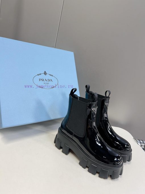 PRADA Top Sponge Cake Thick Bottom Pocket Triangle Logo Couple BootsThe original version 11 xo2mswul - Image 3