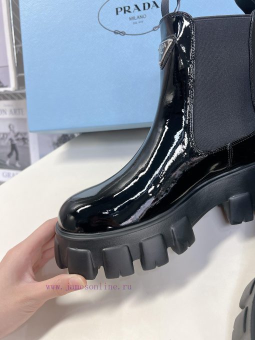 PRADA Top Sponge Cake Thick Bottom Pocket Triangle Logo Couple BootsThe original version 11 xo2mswul - Image 8